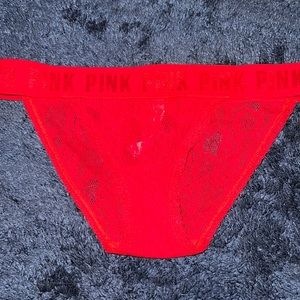 2 pairs of victoria’s secret pink panties bikini style